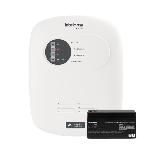        Central de alarma contra incendios convencional (CIC 06L ROJO) 